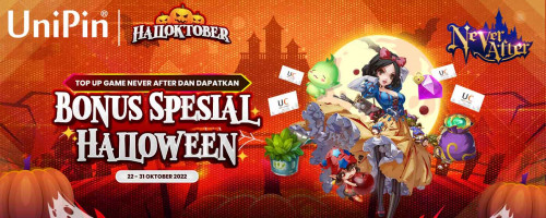 Halloktober! Top Up Game Never After dan Dapatkan Bonus Spesial Halloween